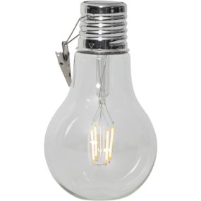 Fille Transparent solarleuchte Von Star Trading - Ihre integrierte LED-Filamentlampe spendet ein angenehmes, warmwei&szlig;es Licht und leuchtet bei Einbruch der Dunkelheit mit ca.