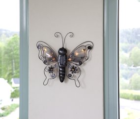 Butterfly Schwarz solarleuchte Von Star Trading - 