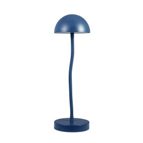 Fonzy 38cm Blau tragbare Von Dyberg Larsen - Fonzy bordslampa &auml;r b&aring;de rolig och praktisk, och dess flexibilitet g&ouml;r den till ett perfekt val f&ouml;r den som vill ha en lampa som &auml;r b&aring;de funktionell och stilren.