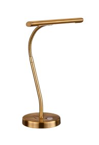 Curtis 42cm Antikes Messing schreibtischlampe Von Trio Lighting - 