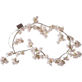 Lichtergirlande Cherryflower Rosa Von Star Trading - Dekorative Girlande mit k&uuml;nstlichen Kirschbl&uuml;ten in zartem Rosa f&uuml;r den Innenbereich.
