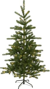Visby 180cm Grün Von Star Trading - Der Baum verf&uuml;gt &uuml;ber 120 LED-Lichtquellen mit warmwei&szlig;em Licht.