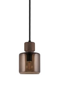 DOT Ø10 Braun Von Globen Lighting - Lieferung mit 3,5 m langem Textilkabel mit Netzschalter und Stecker.