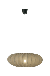 Mamsell Ø55 Grau hängelampe Von Aneta Lighting - Die Deckenleuchte Mamsell ist mit fein plissiertem Stretchstoff bespannt, der für ein angenehmes, leicht gedämpftes Licht sorgt.