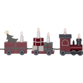 Christmas Train ROT Von Star Trading - Wundersch&ouml;ner Weihnachtszug in sch&ouml;nen Farben, die zu Weihnachten geh&ouml;ren.
