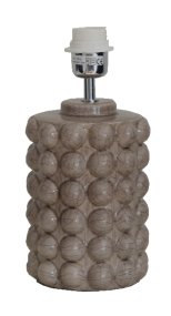 Bubbles 30cm Grau lampenfuß Von Hallbergs - Wird mit Kabel, Netzschalter und Stecker geliefert.
