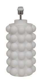 Bubbles 50cm Weiß lampenfuß Von Hallbergs - Wird mit Kabel, Netzschalter und Stecker geliefert.