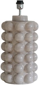 Bubbles 50cm Hellgrau lampenfuß Von Hallbergs - Bubbles ist ein moderner Lampenfu&szlig; aus Keramik.