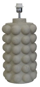 Bubbles 50cm Cremefarben Von Hallbergs - Das sprudelnde Design hat eine matte und natürliche Cremefarbe.