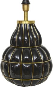 Beatrice 50cm Schwarz Von Hallbergs - Grace Kelly ist eine wunderschöne Tischlampe mit elegantem Design.