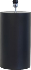 Manhattan 50cm Mattschwarz lampenfuß Von Hallbergs - Wird mit Kabel, Netzschalter und Stecker geliefert.