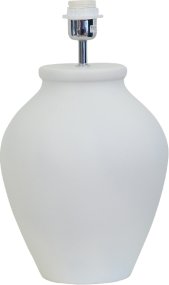 Casagrande 40cm Mattweiß Von Hallbergs - Die runde Form und die mattweiße Farbe schaffen eine schöne Atmosphäre im Raum.