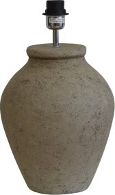 Casagrande 40cm Dunkler Sand lampenfuß Von Hallbergs - Die runde Form und die nat&uuml;rliche dunkle Sandfarbe schaffen eine sch&ouml;ne Atmosph&auml;re im Raum.
