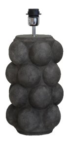 Bubbles 47cm Grau lampenfuß Von Hallbergs - Das sprudelnde Design hat eine gr&aring; Farbe und imitiert Beton.