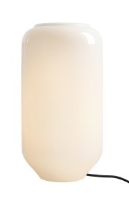 Flask 36cm Weiß/schwarz tischlampe Von Artera - Das schwarze Kabel bildet einen schönen Farbkontrast und verleiht der Lampe eine harmonische und zugleich verspielte Note.