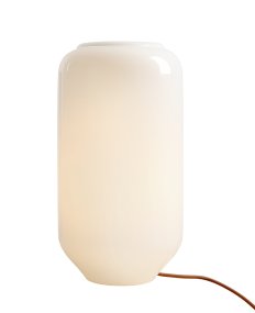Flask 36cm Weiß/Terrakotta tischlampe Von Artera - Das terrakottafarbene Kabel setzt einen schönen Farbakzent und verleiht der Lampe einen harmonischen und verspielten Ausdruck.