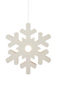 Origo Ø37 Greige Von Markslöjd - Der sternf&ouml;rmige Schneeflockenstern Origo aus Metall in einem eleganten Graubeige-Ton sorgt f&uuml;r eine gem&uuml;tliche Atmosph&auml;re in Ihrem Zuhause.