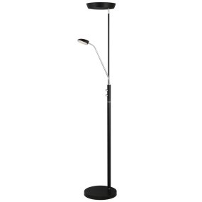 Vegas Schwarz stehlampe Von Halo Design - Vegas ist die perfekte Wahl für alle, die eine praktische und elegante Lösung für Atmosphäre und Auflösung suchen.