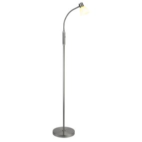 Hudson 1 Stahl stehlampe Von Halo Design - Eine perfekte Kombination aus Stil und Funktion, die Ihrem Zuhause sowohl Eleganz als auch praktische Beleuchtung verleiht.