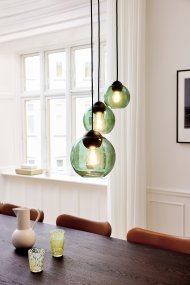 Bubbles Ø14 Grün Von Halo Design - Die schlichte Form der Bubbles-Lampe verleiht ihr ein wunderschönes Design.