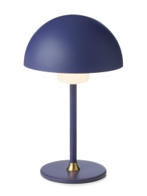 Moon Light 27cm Blau tragbare Von Halo Design - Der wiederaufladbare Akku sorgt f&uuml;r Flexibilit&auml;t und das mitgelieferte USB-Kabel erleichtert das Aufladen.