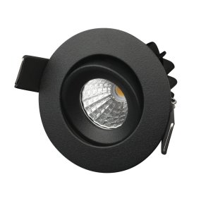 Q-16 Mini Downlight 3000K Schwarz Von Designlight - Die Leuchte hat eine Lichtleistung von 3,5 W und einen Gesamtverbrauch (inkl.