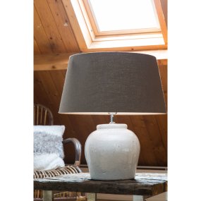 Etna 40cm Weiß lampenfuß Von Light & Living - 