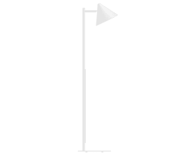 Tratt Micro Weiß stehlampe Von Westal - Die Stehleuchte Funnel ist aus wei&szlig; pulverbeschichtetem Edelstahl gefertigt.