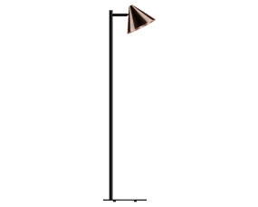 Tratt Micro Dunkel oxidiertes Kupfer stehlampe Von Westal - Die Stehleuchte Funnel ist aus Kupfer gefertigt und dunkel oxidiert.