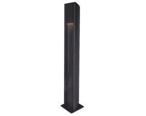 Trius 100cm Schwarz pollarleuchten Von Westal - Klimaneutraler Poller aus stranggepresstem Aluminium mit symmetrischem Licht.