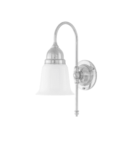 Ahlström Nickel Von Karlskrona lampfabrik - F&ouml;r att g&aring; in med kuloledning kompletteras med en distansplatta.