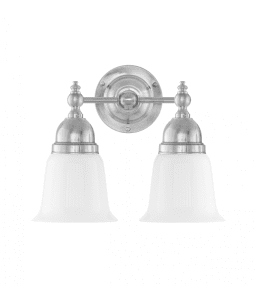 Bergman Nickel Von Karlskrona lampfabrik - F&ouml;r att g&aring; in med kuloledning kompletteras med en distansplatta.