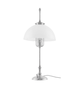 Swedenborg Nickel Von Karlskrona lampfabrik - Swedenborg har sin f&ouml;rebild i det tidiga 1800-talets lampor d&auml;r sk&auml;rmen gick att justera f&ouml;r att f&ouml;lja vaxljusets l&auml;ngd allteftersom det brann ner.