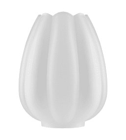 Tulip Glass Shade 85 Mattweiß Von Karlskrona lampfabrik - Klassische Petroleumlampe in Tulpenform.