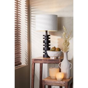 Desley 36cm Schwarz lampenfuß Von Light & Living - 