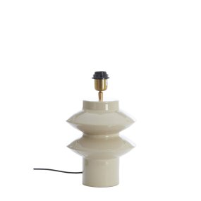 Petch 26cm Greige lampenfuß Von Light & Living - 