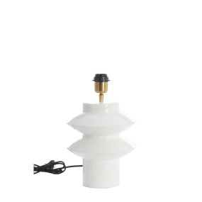 Petch 26cm Weiß lampenfuß Von Light & Living - 