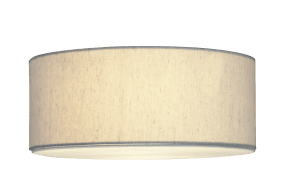 Bendir Ø38 Beige deckenleuchte Von Aneta Lighting - Die Deckenleuchte Fina Bendir mit Textilschirm spendet angenehmes Licht, das sich gut im Raum verteilt.