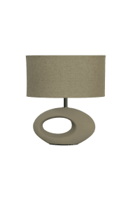 Olina 24cm Braun tischlampe Von Aneta Lighting - Olina ist eine vielseitige Tischleuchte, die auf dem Nachttisch, dem Schreibtisch oder im Fenster platziert werden kann und eine warme und einladende Atmosphäre im Raum schafft.