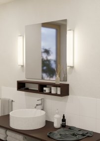 Patrovaro 35cm Weiß badezimmerlampe Von Eglo - Patrovaro ist eine praktische Badezimmerleuchte, die sich ideal über oder neben dem Badezimmerspiegel anbringen lässt.