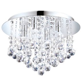 Almonte Ø35 Chrom badezimmerlampe Von Eglo - Die Leuchte ist mit der Schutzart IP44 ausgestattet und eignet sich perfekt für das Badezimmer, alternativ auch für den Flur, das Wohnzimmer oder das Schlafzimmer.