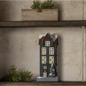 Hus 25cm Grün Von Star Trading - 