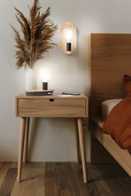 Wood 30cm Natur wandlampe Von Ledvance - Es empfiehlt sich, sie im Wohnzimmer, Flur oder in der Küche zu platzieren, wo sie nicht nur für eine angenehme Umgebungsbeleuchtung sorgt, sondern auch zu einem stilvollen Einrichtungsdetail wird.