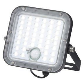 Flood Sensor 10W Schwarz solarleuchte Von Ledvance - Der eingebaute PIR-Bewegungssensor und Tageslichtsensor schalten die Lampe bei Bewegung im Dunkeln automatisch ein und sorgen so f&uuml;r Sicherheit und Energieeffizienz.