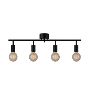 Aten 4 Schwarz spotlight Von Lampan - Egal, ob Sie nach funktionaler Beleuchtung in der K&uuml;che, im Wohnzimmer oder im Flur suchen, dieser Deckenstrahler bietet sowohl Stil als auch Effizienz.