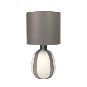 Rippel 40cm Grau tischlampe Von Nordic Lighting - Rippel ist eine elegante Tischleuchte mit einem harmonischen und satten Farbspiel.