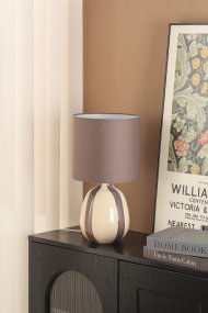 Rippel 40cm Grau tischlampe Von Nordic Lighting - Rippel ist eine elegante Tischleuchte mit einem harmonischen und satten Farbspiel.