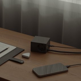 Cuboid+ Schwarz Von Kord - In einer Zeit, in der Technologie ein selbstverst&auml;ndlicher Teil des Alltags ist, verdienen selbst die allt&auml;glichsten Gegenst&auml;nde ein sch&ouml;nes Design und ein durchdachtes Design.