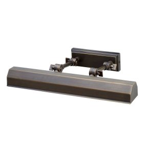 Chawtown 40cm Bronze Von Elstead Lighting - Ihre längliche Form sorgt für eine gleichmäßige Lichtverteilung und eignet sich perfekt zur Beleuchtung von Gemälden und Kunstwerken.