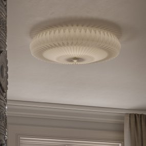 Pompom Ø57 Weiß Von CO Bankeryd - Ideal f&uuml;r R&auml;ume, in denen eine H&auml;ngeleuchte nicht passt.